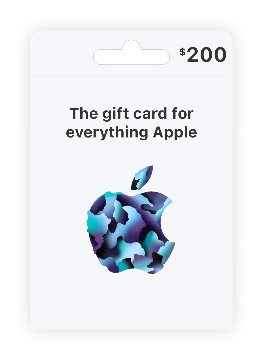 گیفت کارت 200 دلاری اپل