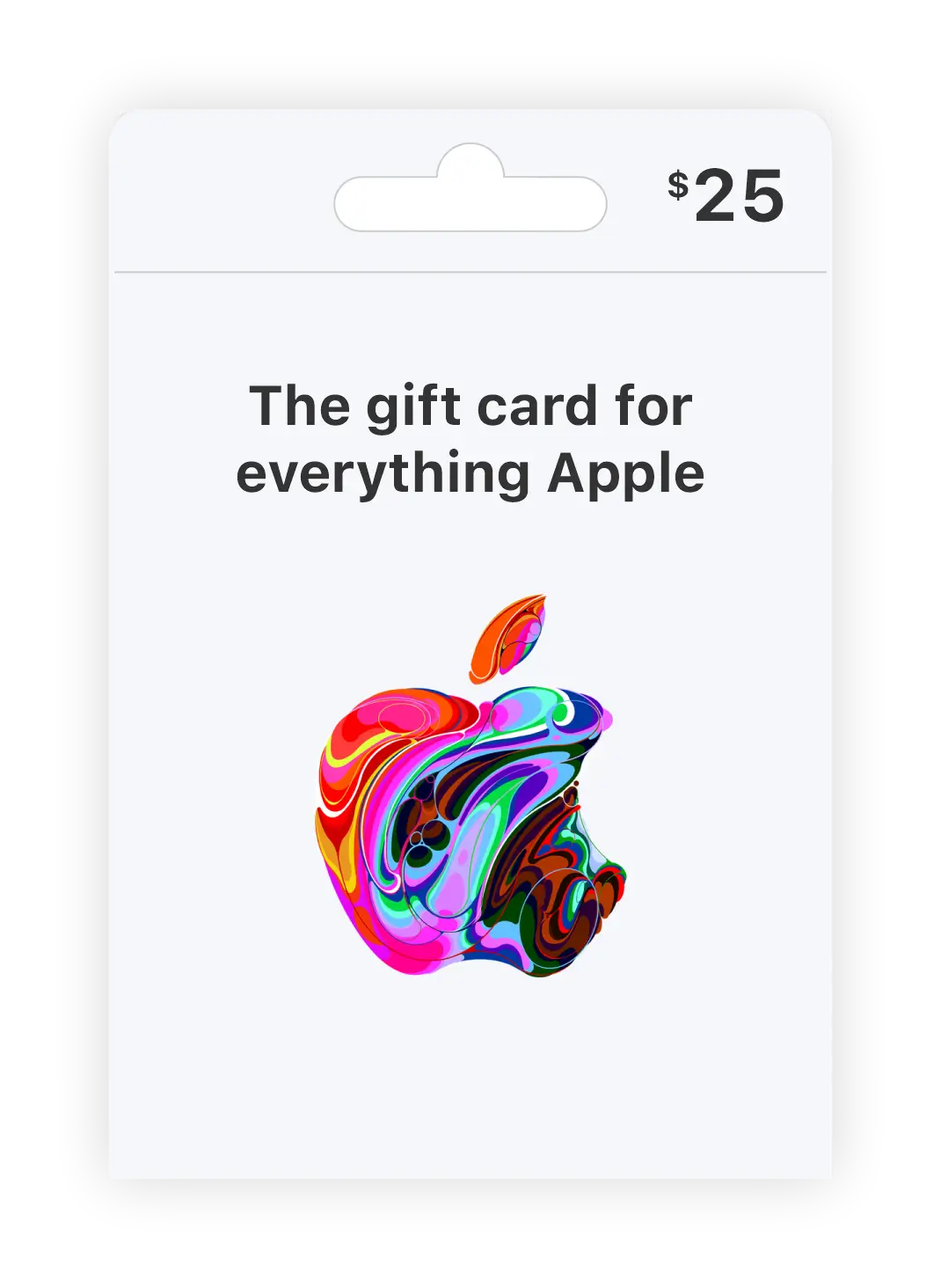 گیفت کارت 25 دلاری اپل